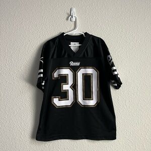 LA Rams Jersey Youth medium 8 Blue NFL Official Football Gurley II Boys